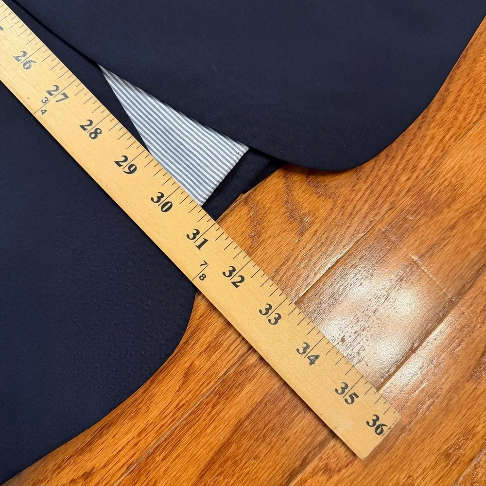 Brooks Brothers Explorer Regent Fit Navy Wool Stretch Blazer 39R Gold Buttons